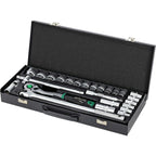 Zestaw kluczy nasadowych 1/2" (25 elem.) | STALCO