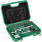 STALCO Zestaw kluczy nasadowych 1/2"+1/4" (84 el.)