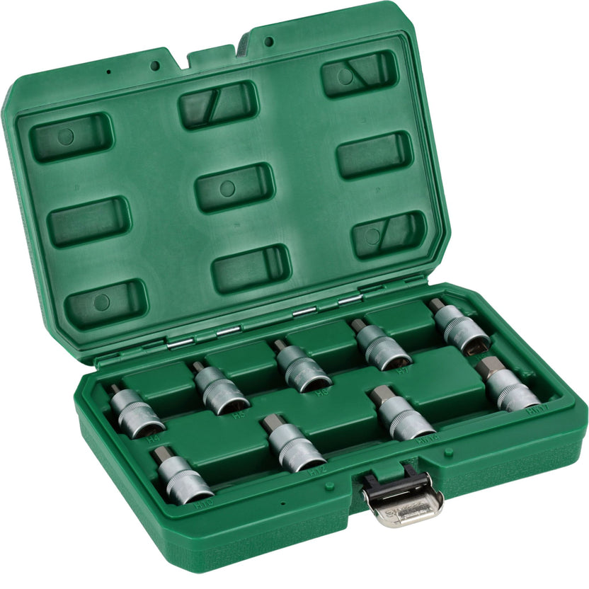 STALCO Klucze trzpieniowe sześciokątne na nasadce 55mm (9 el.)