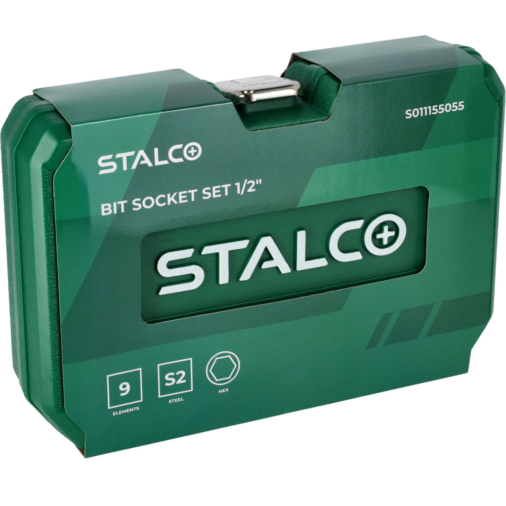 Klucze trzpieniowe sześciokątne na nasadce 55mm (9 el.) | STALCO