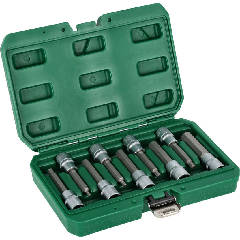 STALCO Klucze trzpieniowe sześciokątne na nasadce 100mm (9 el.)