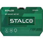 STALCO Klucze trzpieniowe sześciokątne na nasadce 100mm (9 el.)
