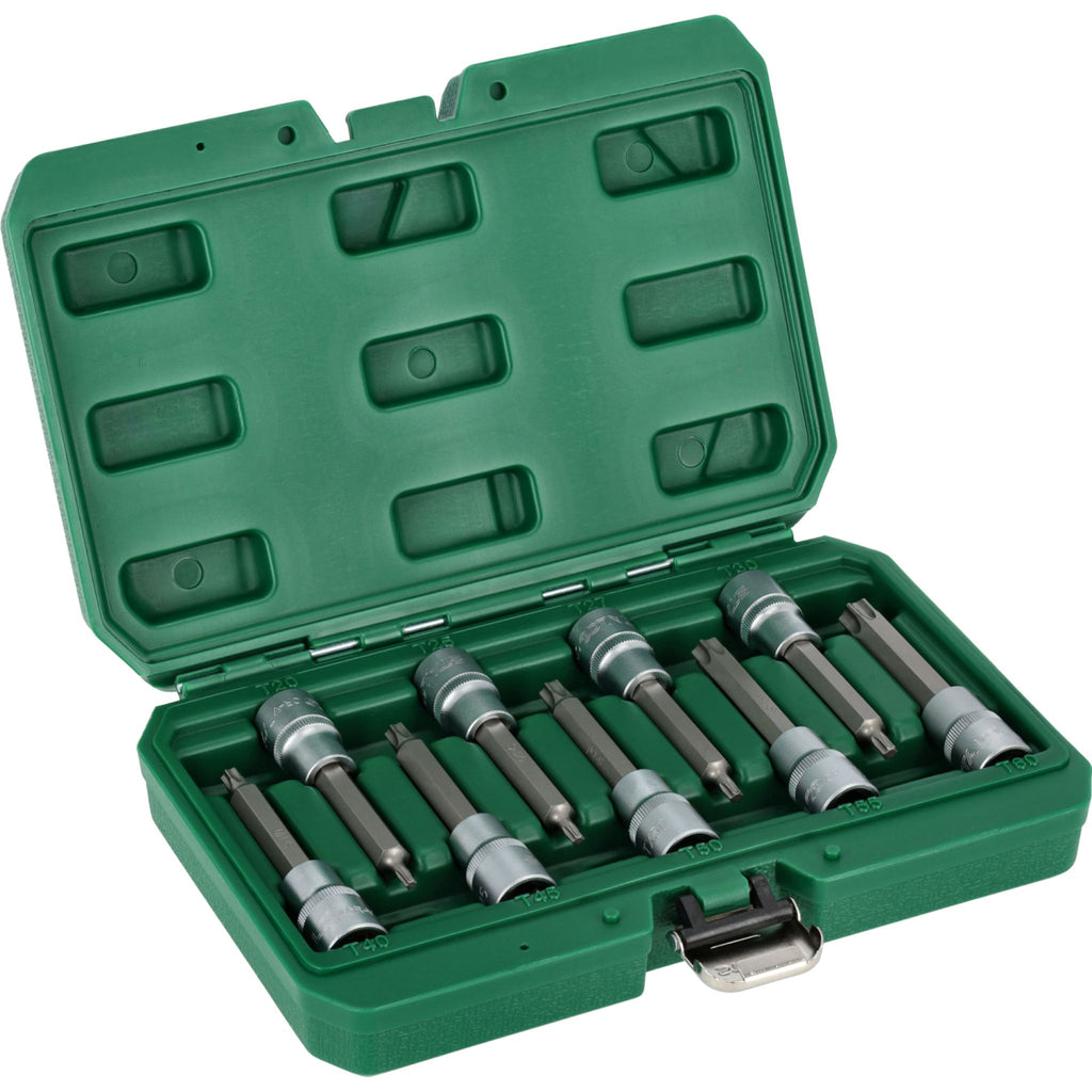 STALCO Klucze trzpieniowe Torx na nasadce 100mm (9 el.)