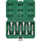 STALCO Klucze trzpieniowe Torx na nasadce 100mm (9 el.)
