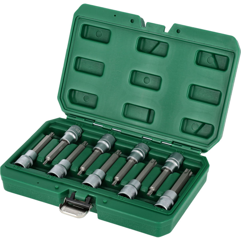 STALCO Klucze trzpieniowe Torx na nasadce 100mm (9 el.)