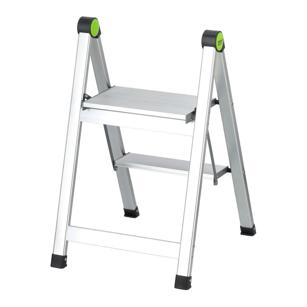 STALCO PERFECT Drabina składana MINI SLIM 2-stopnie bez uchwytu