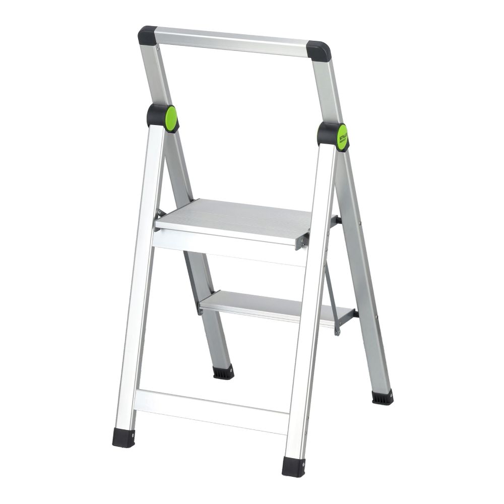 STALCO PERFECT Drabina składana MINI SLIM 2-stopnie z uchwytem