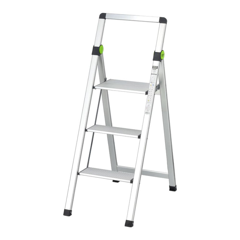 STALCO PERFECT Drabina składana MINI SLIM 3-stopnie z uchwytem