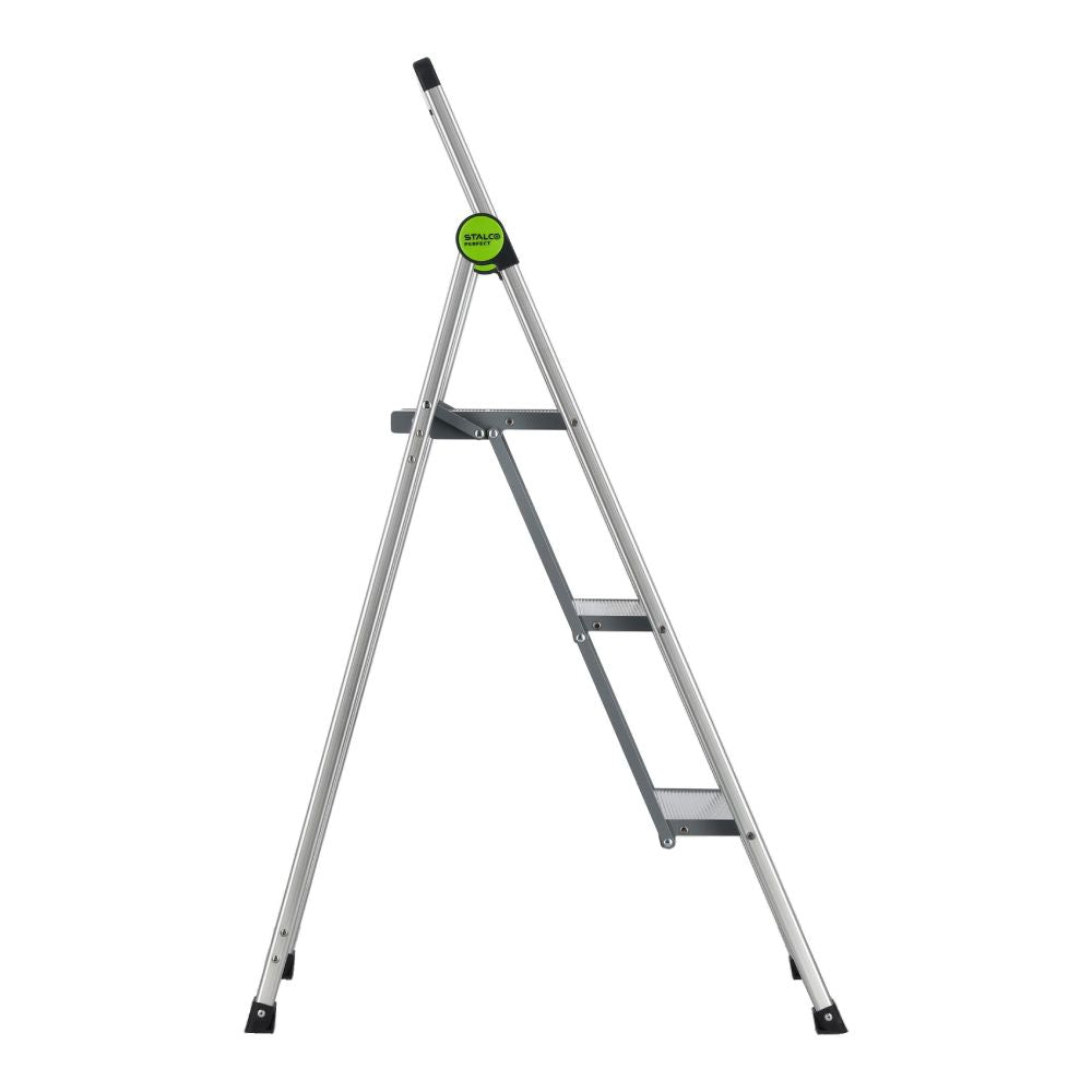 Drabina składana MINI SLIM 3-stopnie z uchwytem | STALCO PERFECT