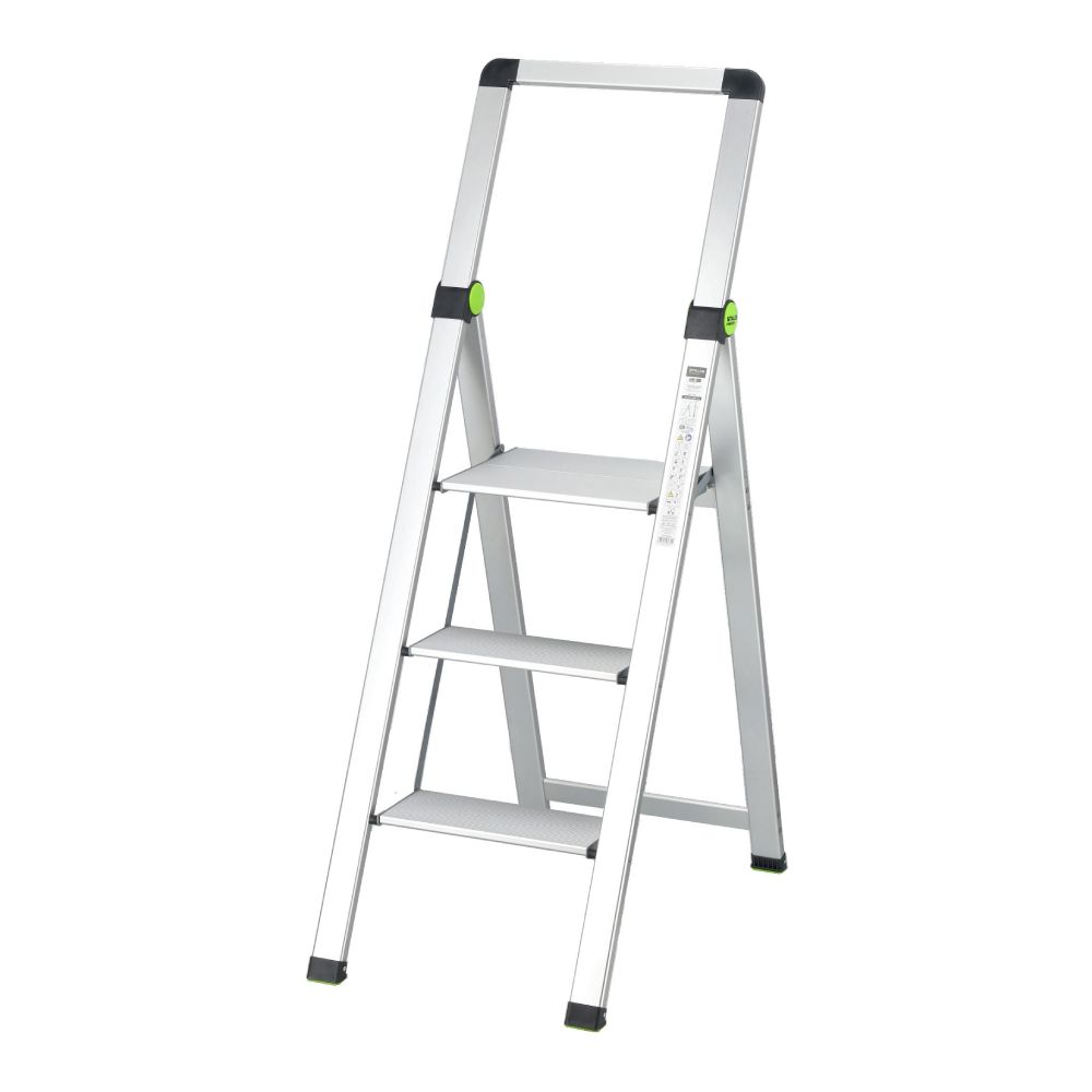 STALCO PERFECT Drabina składana SLIM 3-stopnie z uchwytem