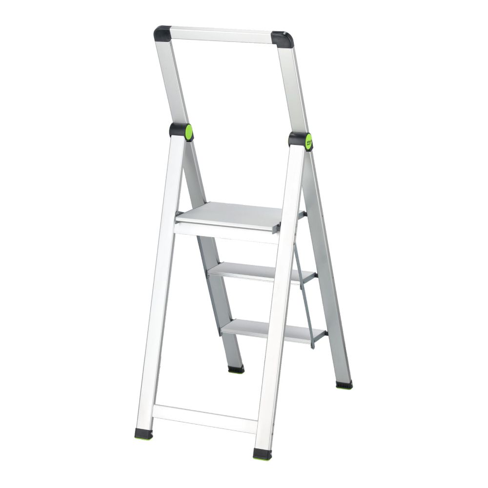 STALCO PERFECT Drabina składana SLIM 3-stopnie z uchwytem