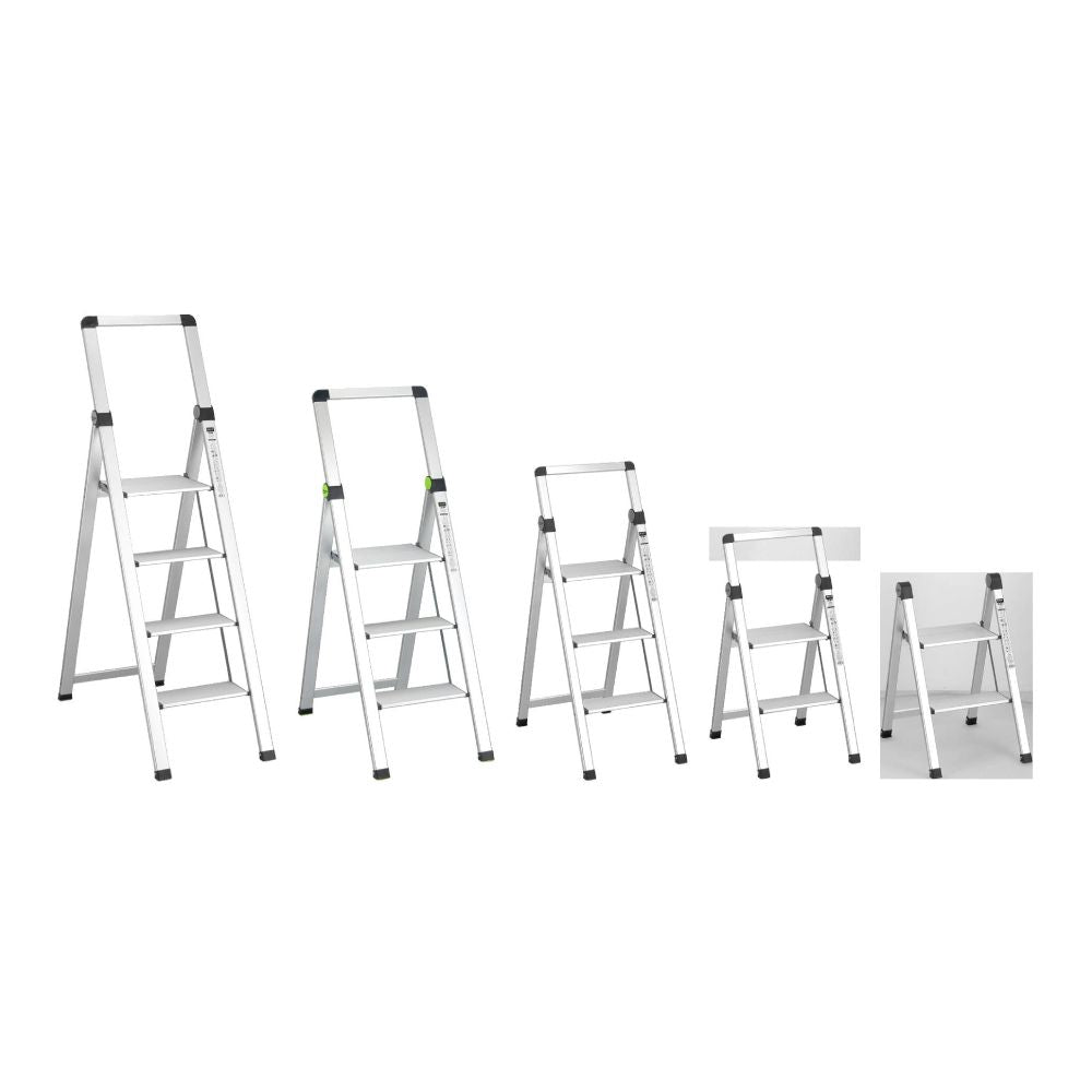 STALCO PERFECT Drabina składana SLIM 3-stopnie z uchwytem
