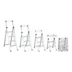 Drabina składana SLIM 3-stopnie z uchwytem | STALCO PERFECT