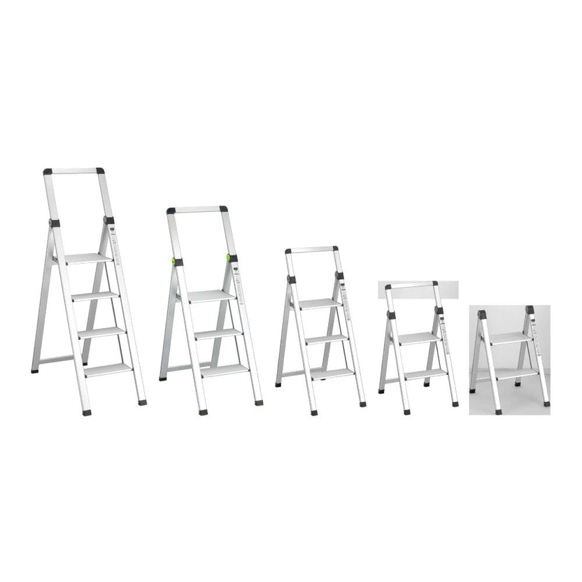 STALCO PERFECT Drabina składana SLIM 3-stopnie z uchwytem