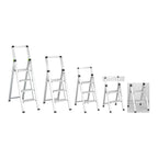 Drabina składana SLIM 4-stopnie z uchwytem | STALCO PERFECT