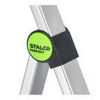 Drabina składana SLIM 4-stopnie z uchwytem | STALCO PERFECT