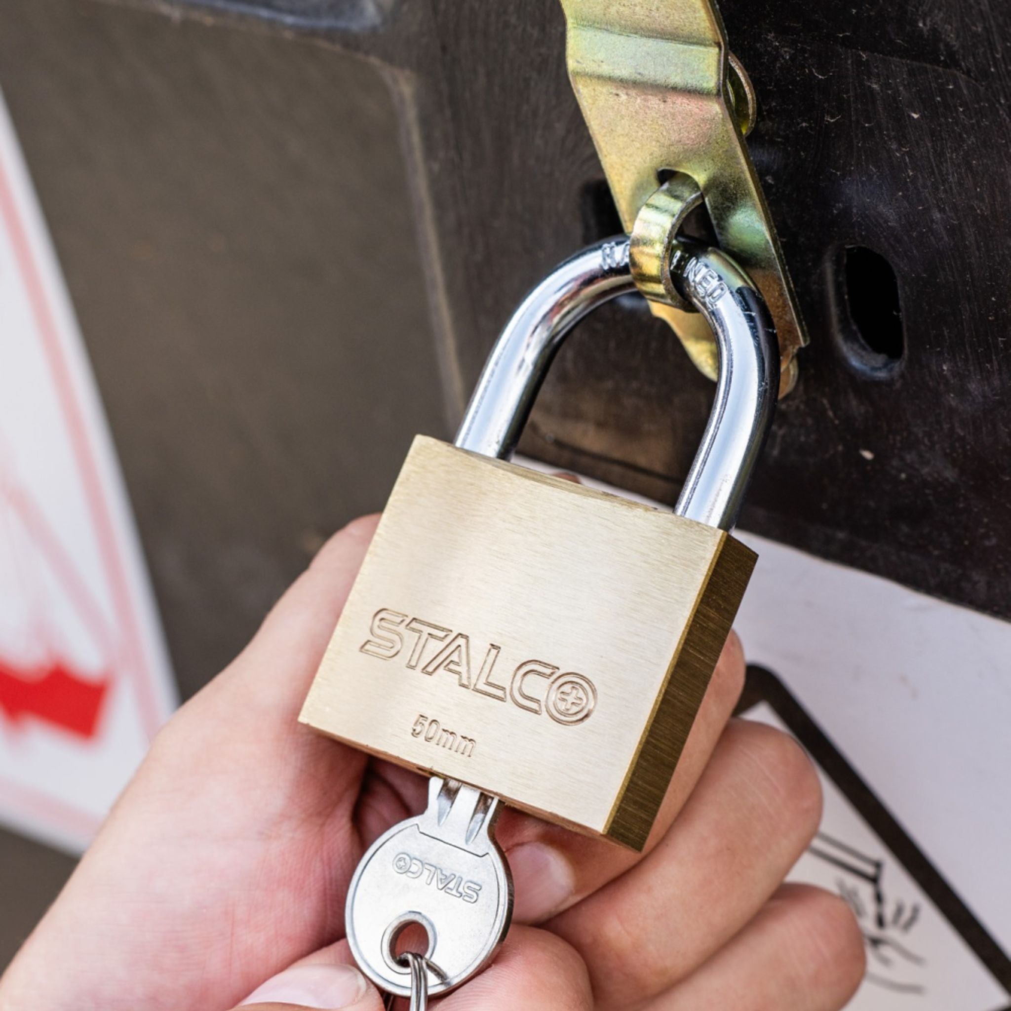 Kłódka mosiężna | STALCO