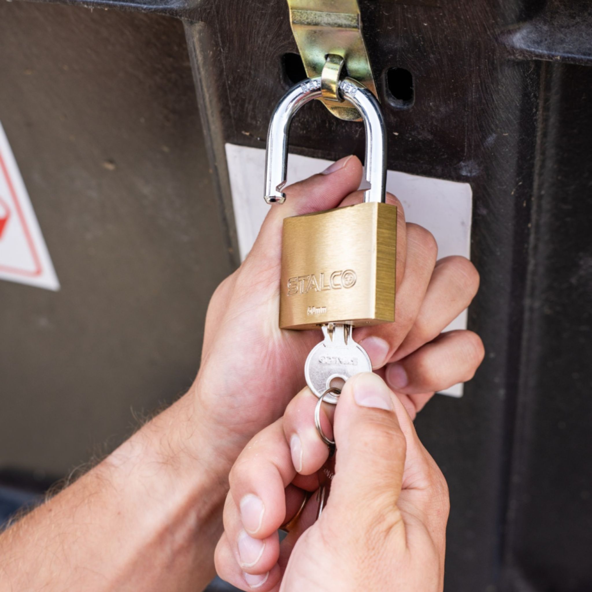 Kłódka mosiężna | STALCO