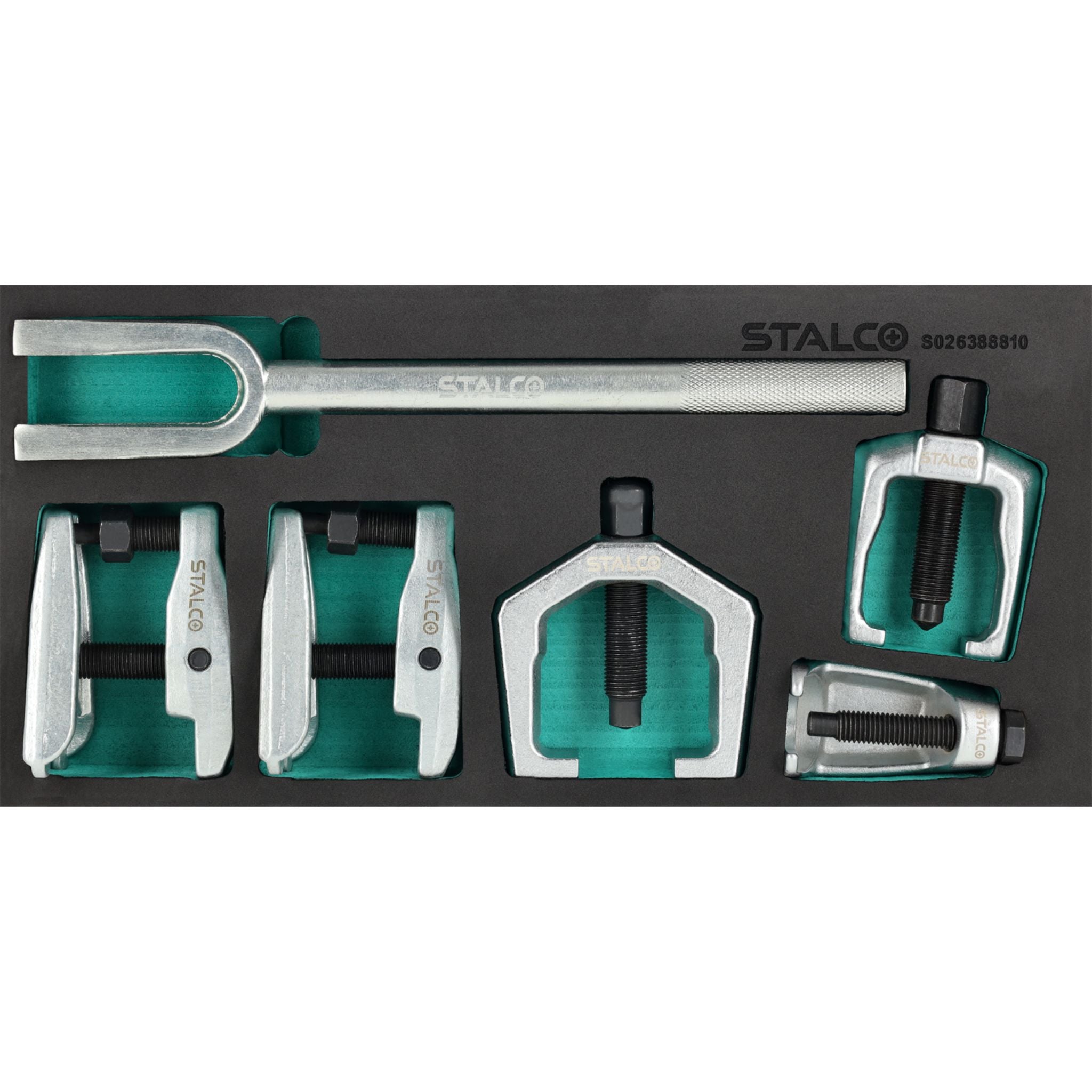 Ściągacze do przegubów (6 el.) wkład EVA | STALCO