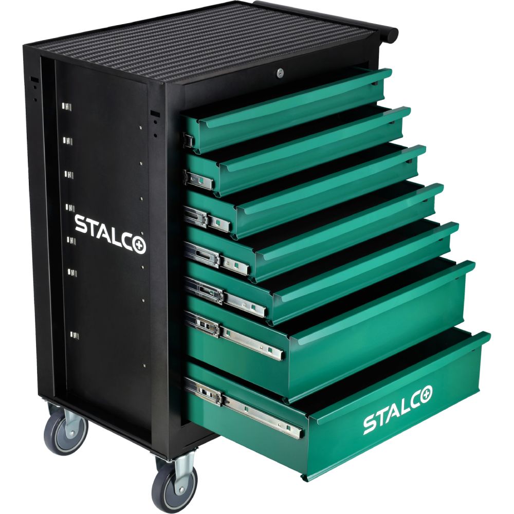 Szafka narzędziowa 7 szuflad z wyposażeniem | STALCO