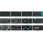 Szafka narzędziowa 7 szuflad z wyposażeniem | STALCO