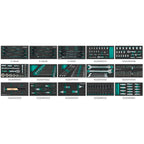 Szafka narzędziowa 12 szuflad z wyposażeniem (blat nierdzewny) | STALCO