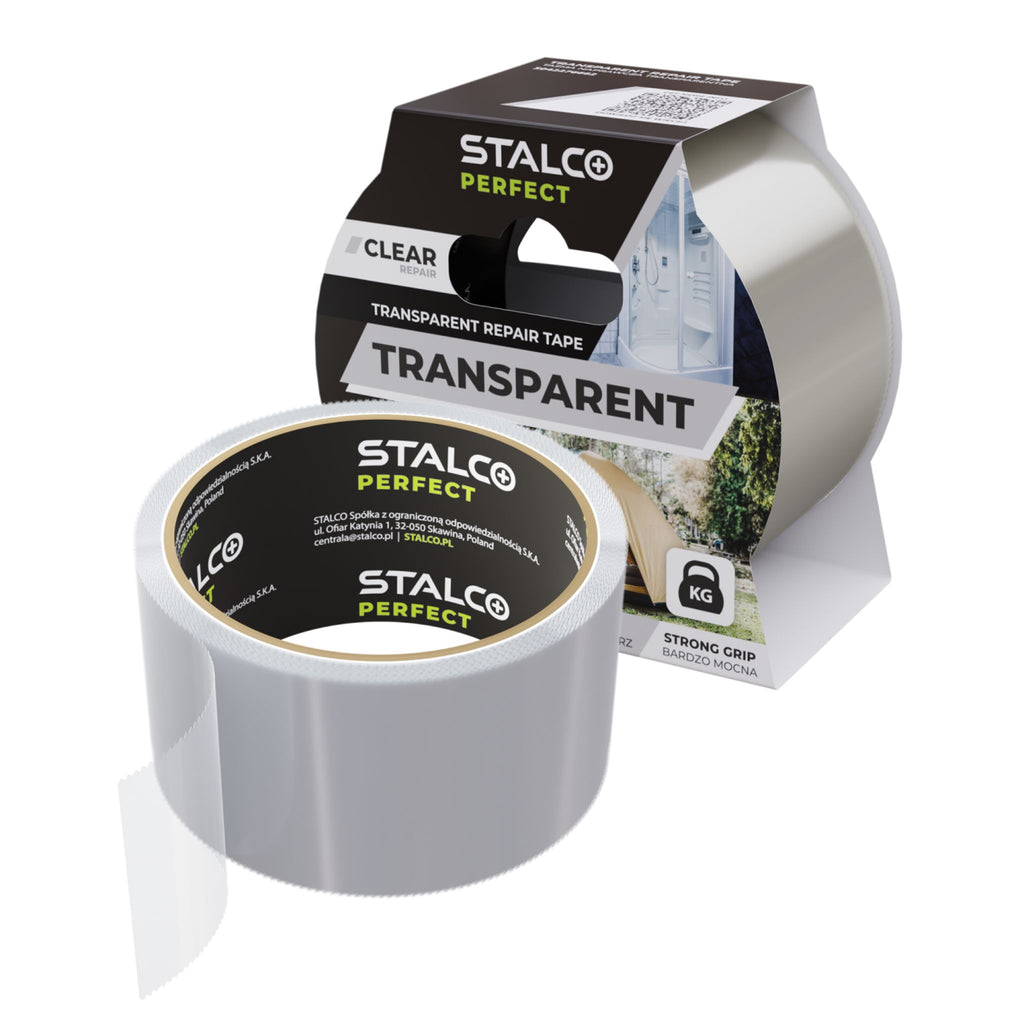 STALCO PERFECT Taśma naprawcza transparentna (50mm x 5m)