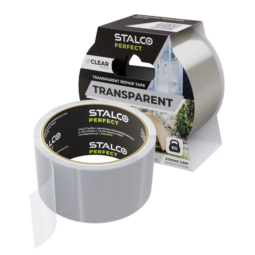 STALCO PERFECT Taśma naprawcza transparentna (50mm x 5m)