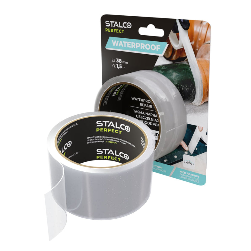 STALCO PERFECT Taśma naprawcza uszczelniająca wodoodporna (38mm x 1,5m)