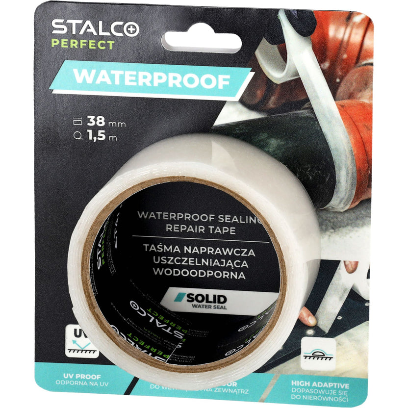 STALCO PERFECT Taśma naprawcza uszczelniająca wodoodporna (38mm x 1,5m)