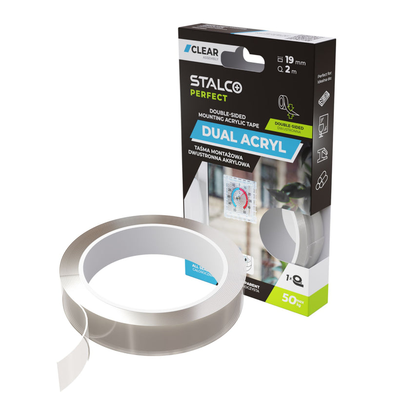 STALCO PERFECT Taśma montażowa dwustronna akrylowa (19mm x 2m)