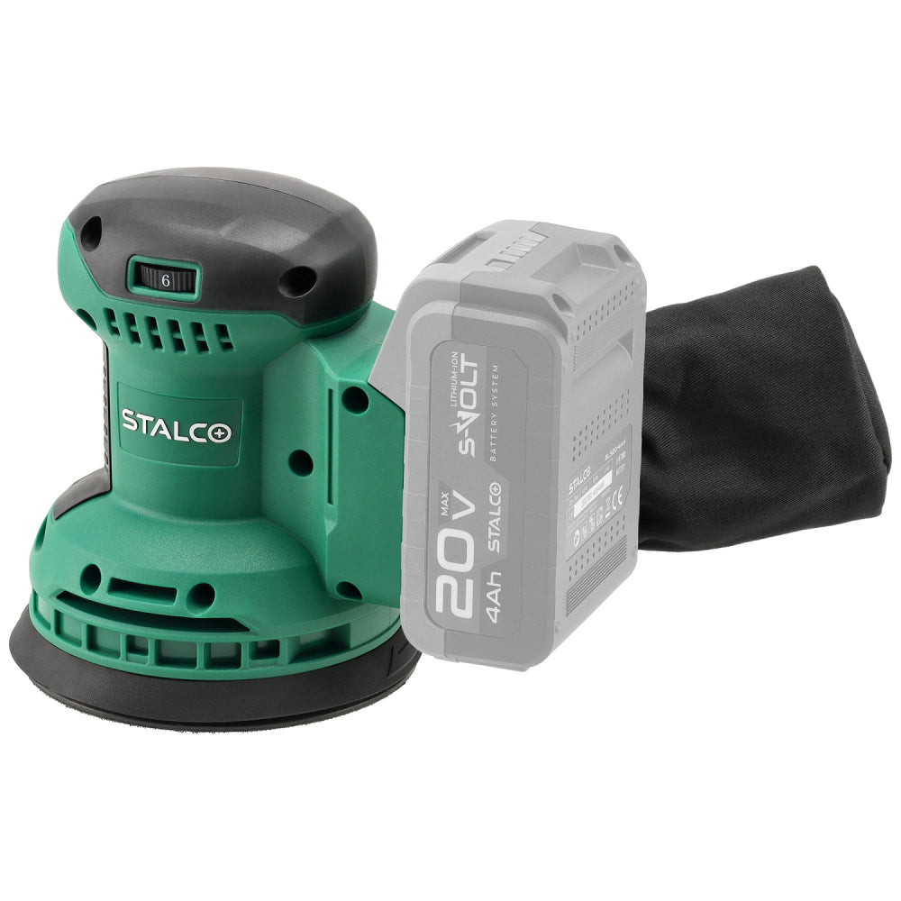 Akumulatorowa szlifierka mimośrodowa ESS20-125 | STALCO