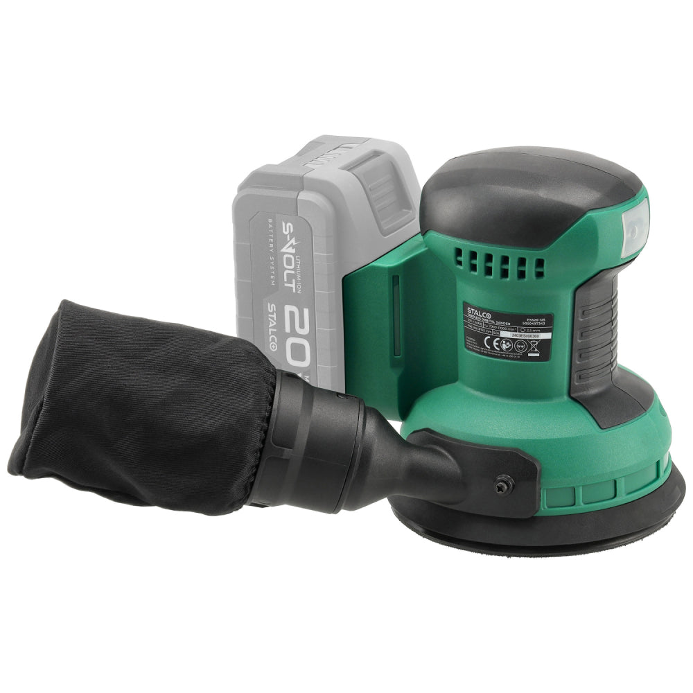 Akumulatorowa szlifierka mimośrodowa ESS20-125 | STALCO