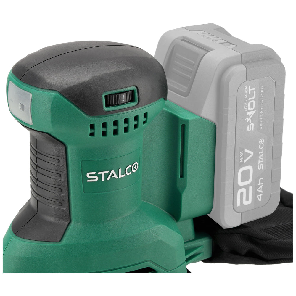 Akumulatorowa szlifierka oscylacyjna typu DELTA DSS20-140 | STALCO