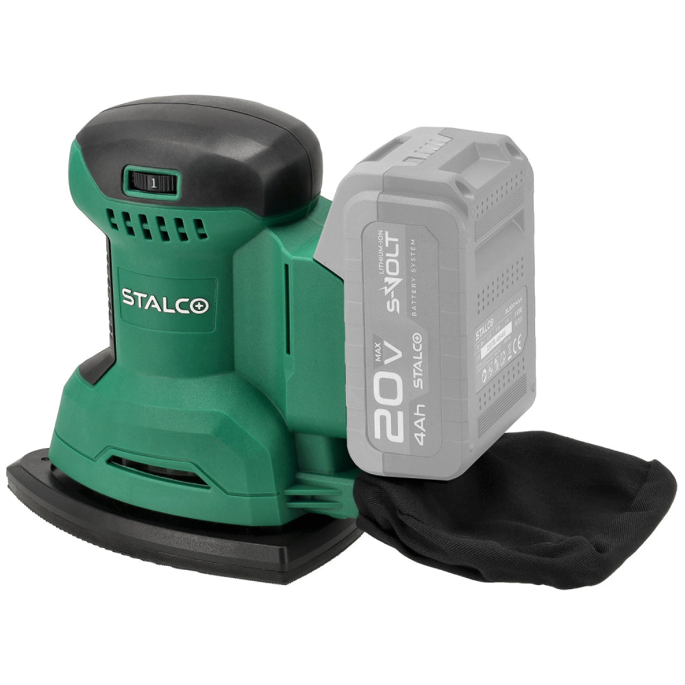 Akumulatorowa szlifierka oscylacyjna typu DELTA DSS20-140 | STALCO