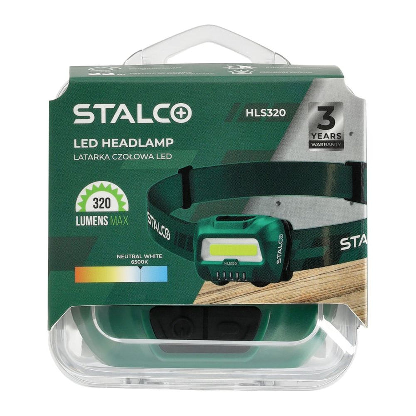 STALCO Latarka czołowa 3xAAA LED 320 lm HLS320
