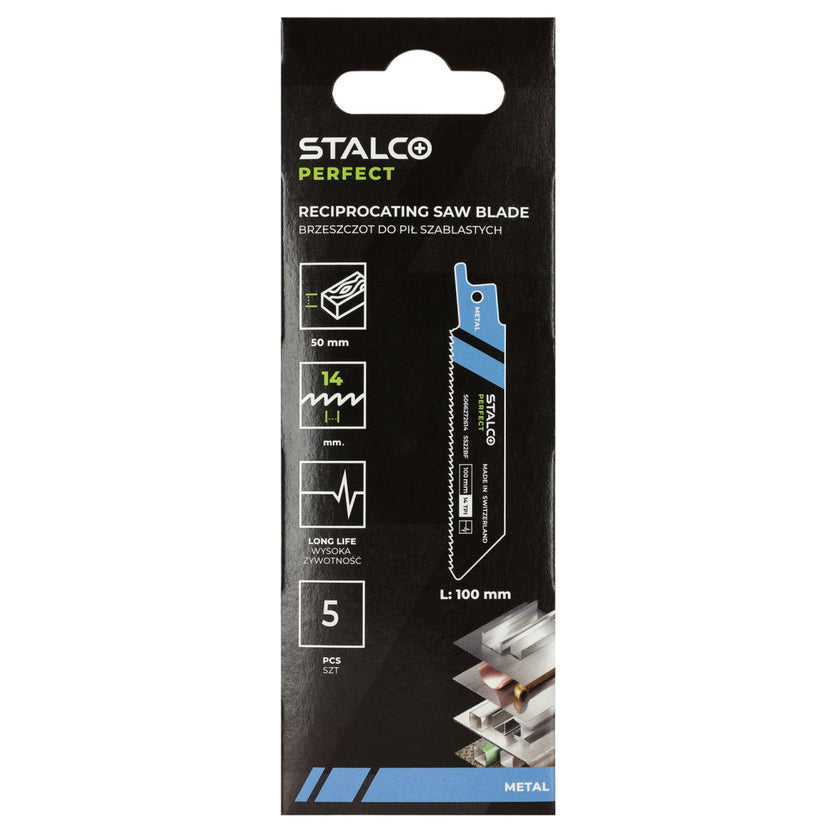 STALCO PERFECT Brzeszczot do pił szablastych - DO METALI (14 TPI)