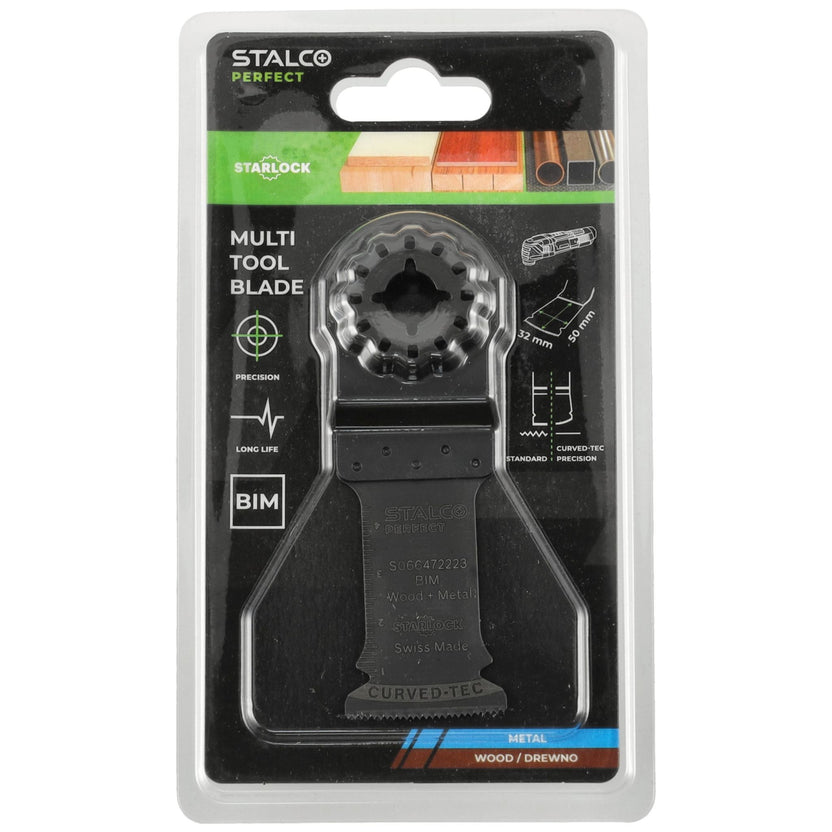 STALCO PERFECT Brzeszczot BIM-METAL/DREWNO do cięcia wgłębnego 32x50mm STARLOCK AIZ 32 APB