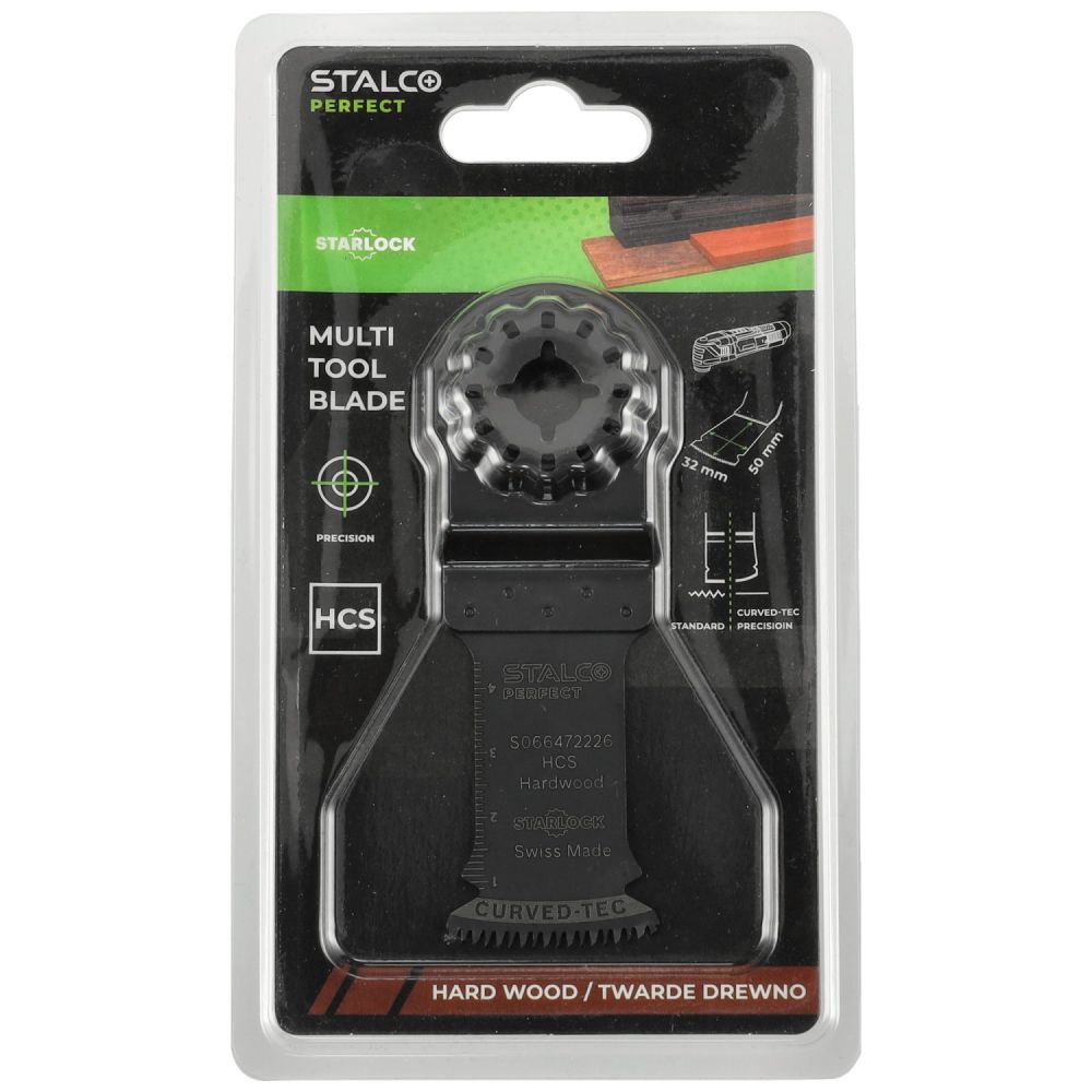 Brzeszczot HCS-DREWNO do cięcia wgłębnego 32x50mm STARLOCK AIZ 32 BSPC | STALCO PERFECT