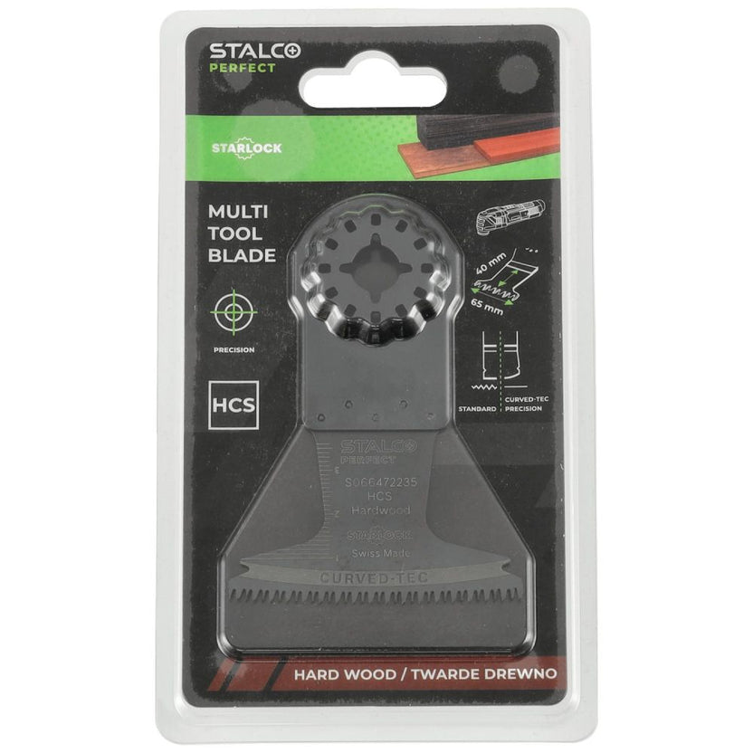 STALCO PERFECT Brzeszczot HCS-DREWNO do cięcia wgłębnego 65x40mm STARLOCK AII 65 BSPC