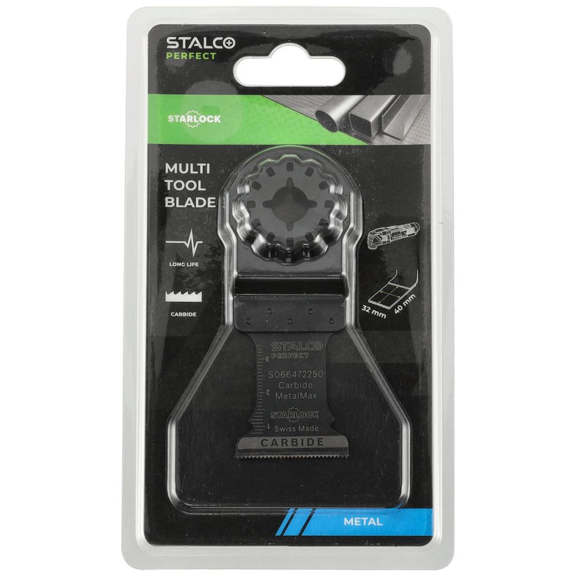STALCO PERFECT Brzeszczot CARBIDE-METAL do cięcia wgłębnego 32x40mm STARLOCK AIZ 32 AT