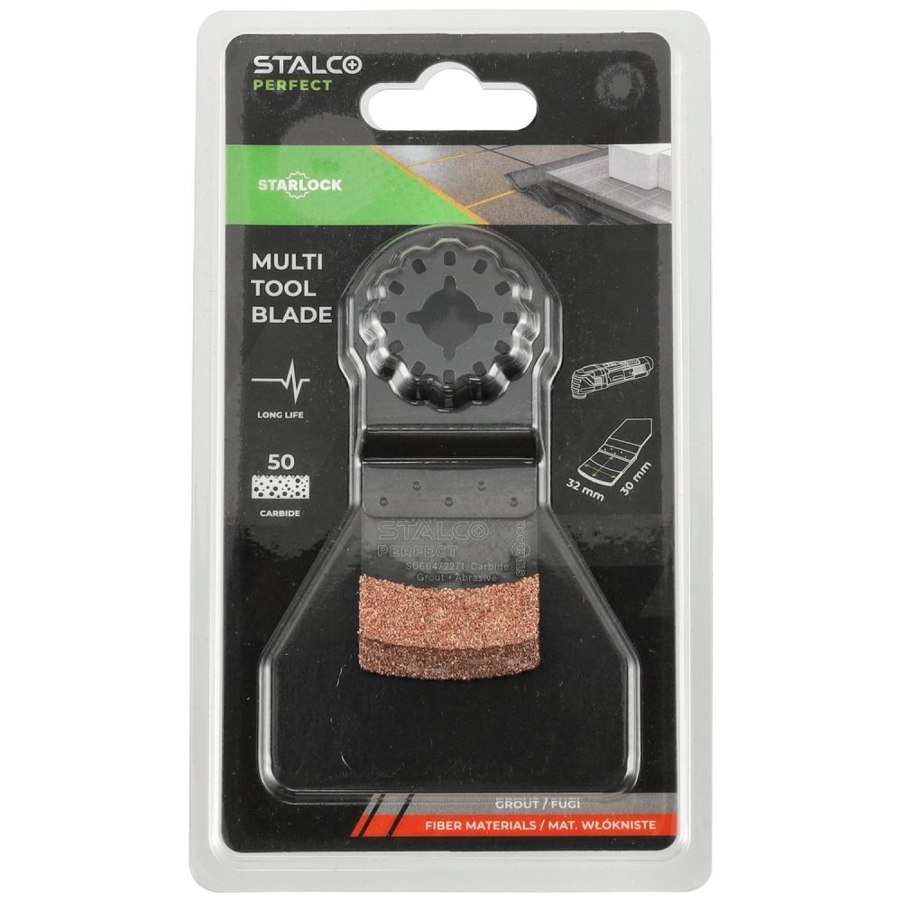 Brzeszczot CARBIDE-RIFF fugi/mat. ścierne do cięcia wgłębnego 32mm STARLOCK AIZ 32 RT5 | STALCO PERFECT