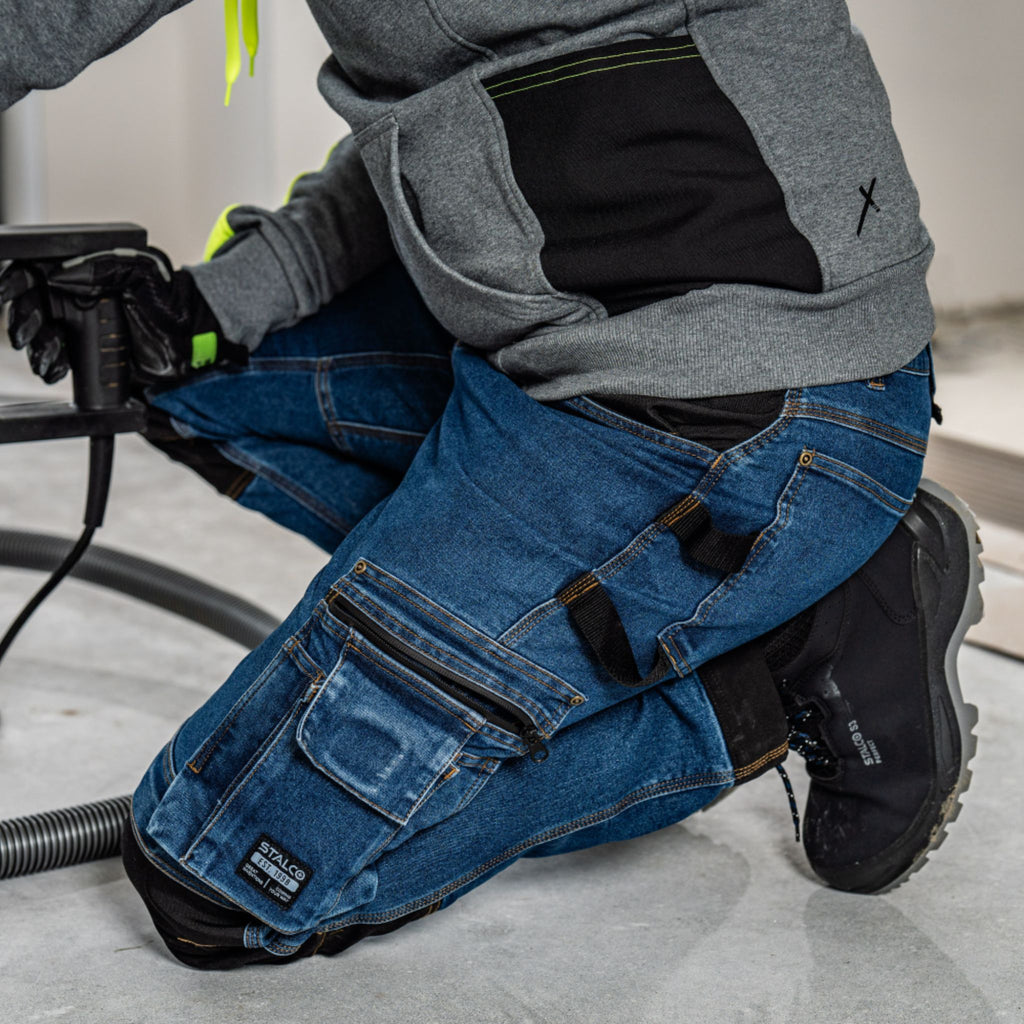 STALCO PERFECT Spodnie robocze jeansowe "JEAN"