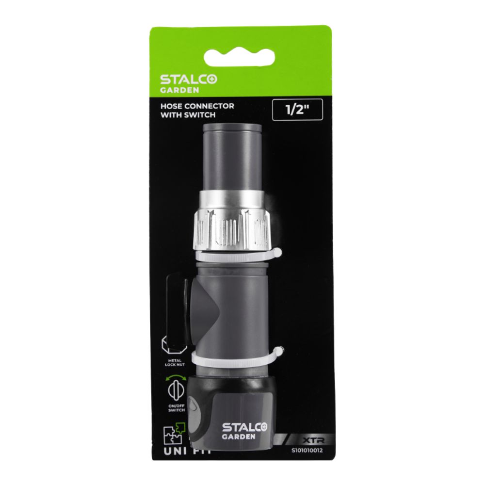 STALCO GARDEN Szybkozłącze z zaworem XTR