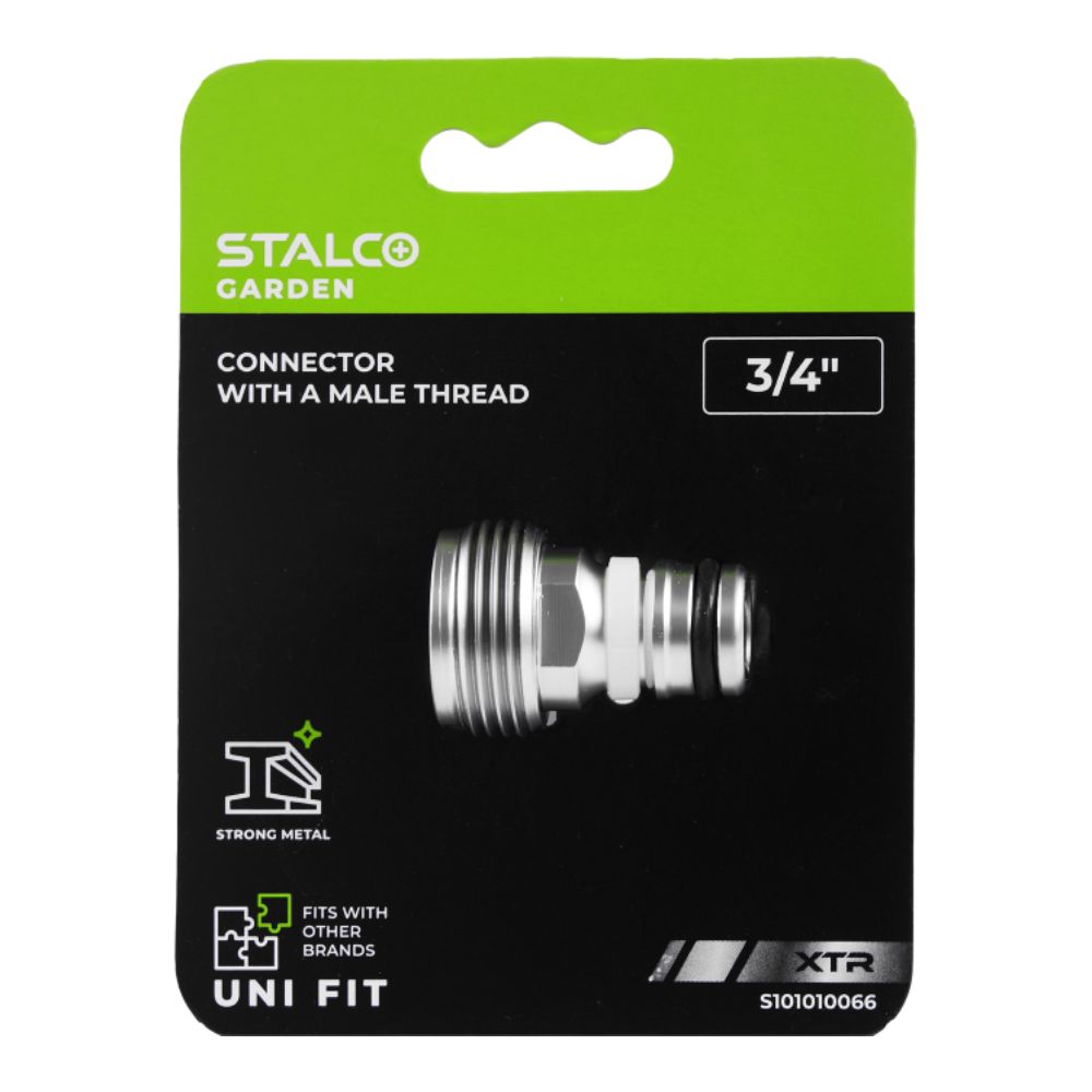 Przyłącze z gwintem zewnętrznym 3/4" XTR | STALCO GARDEN