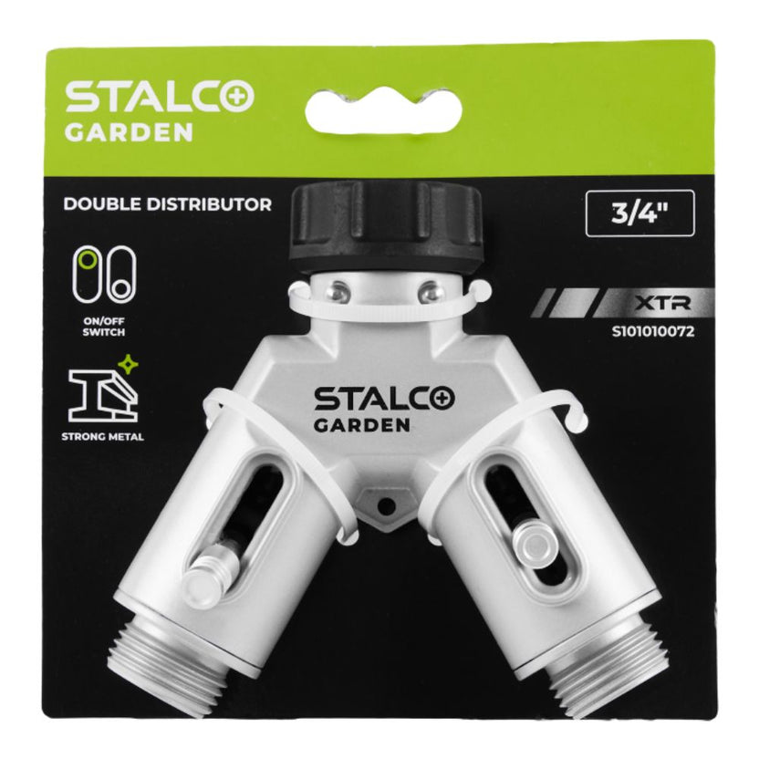 STALCO GARDEN Rozdzielacz podwójny 3/4" XTR