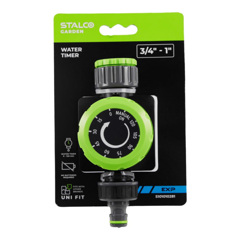 STALCO GARDEN Zegar przepływu wody 3/4" - 1" EXP