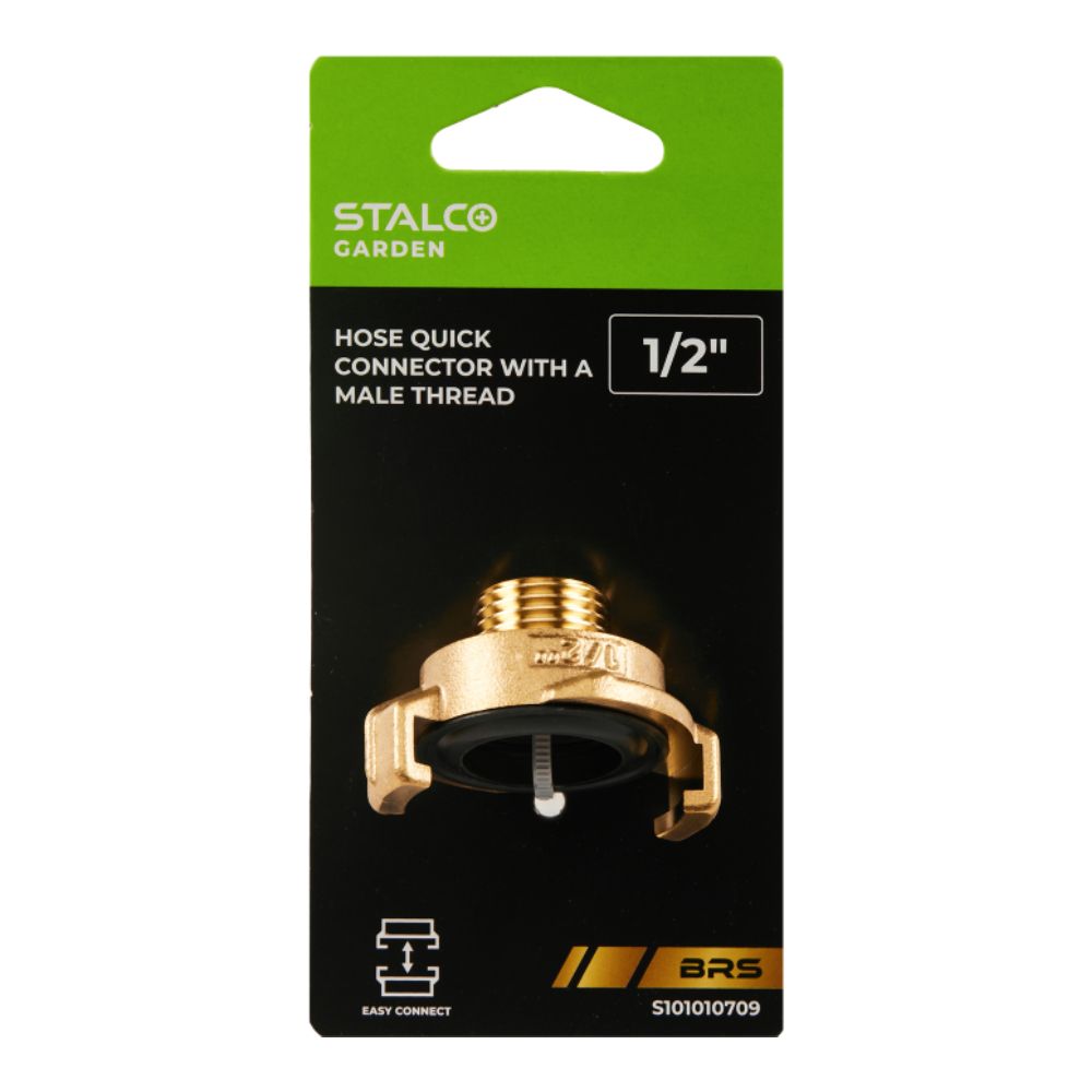Złącze z gwintem zewnętrznym BRS | STALCO GARDEN