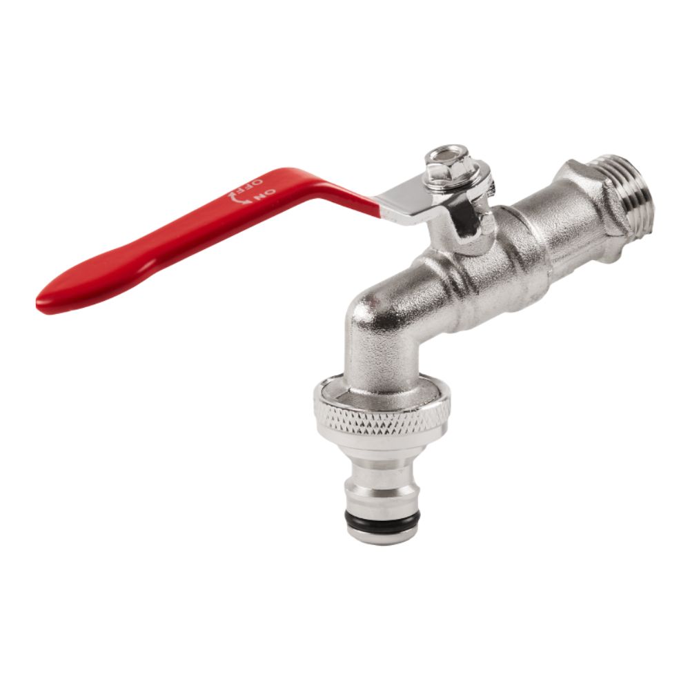 Zawór czerpalny kulowy 1/2" - 3/4" BRS | STALCO GARDEN