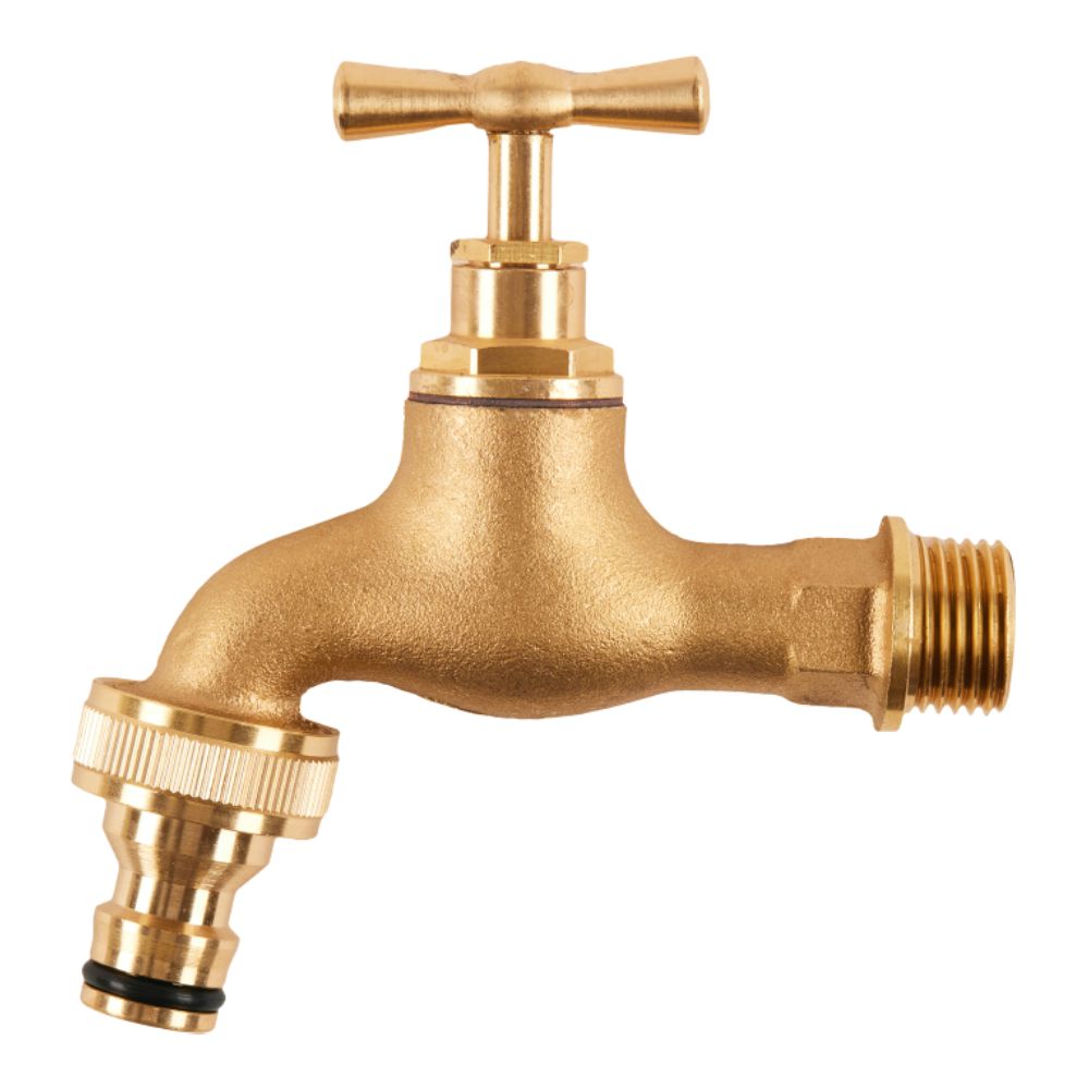 Zawór czerpalny grzybkowy 1/2" - 3/4" BRS | STALCO GARDEN